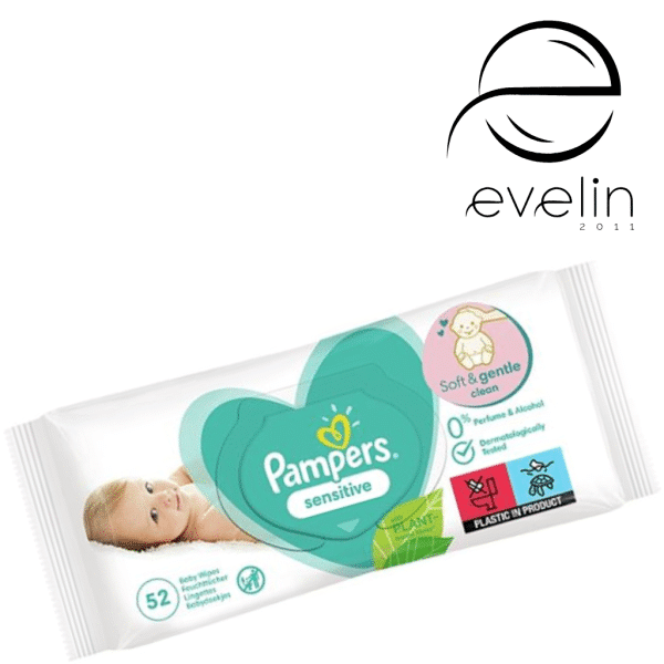Pampers Sensitive Wet Wipes 52 pcs./ 3*4