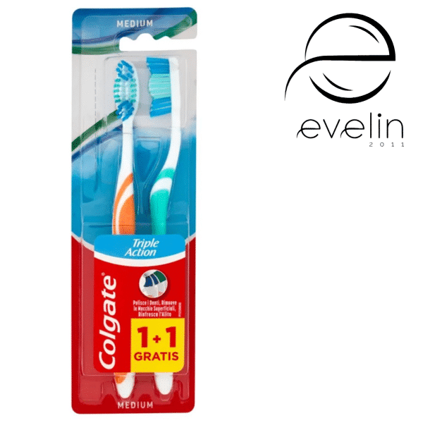 COLGATE Toothbrush 2 pcs. Triple Action