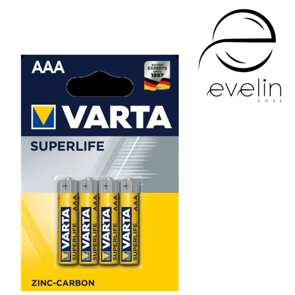 Batteries Varta-Superlife Stilo X4-AAA