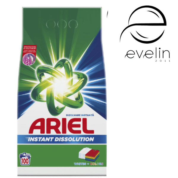 Ariel Dry Powder 7.5 kg/100 pcs. Instant Dissolution