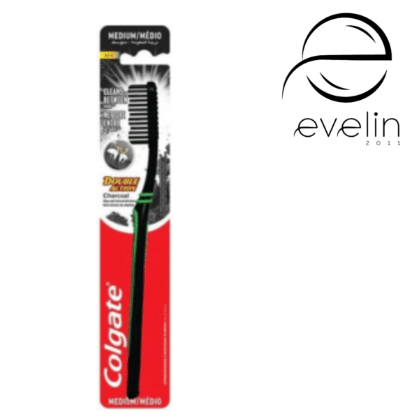 COLGATE Charcoal Double Action Medium Toothbrush