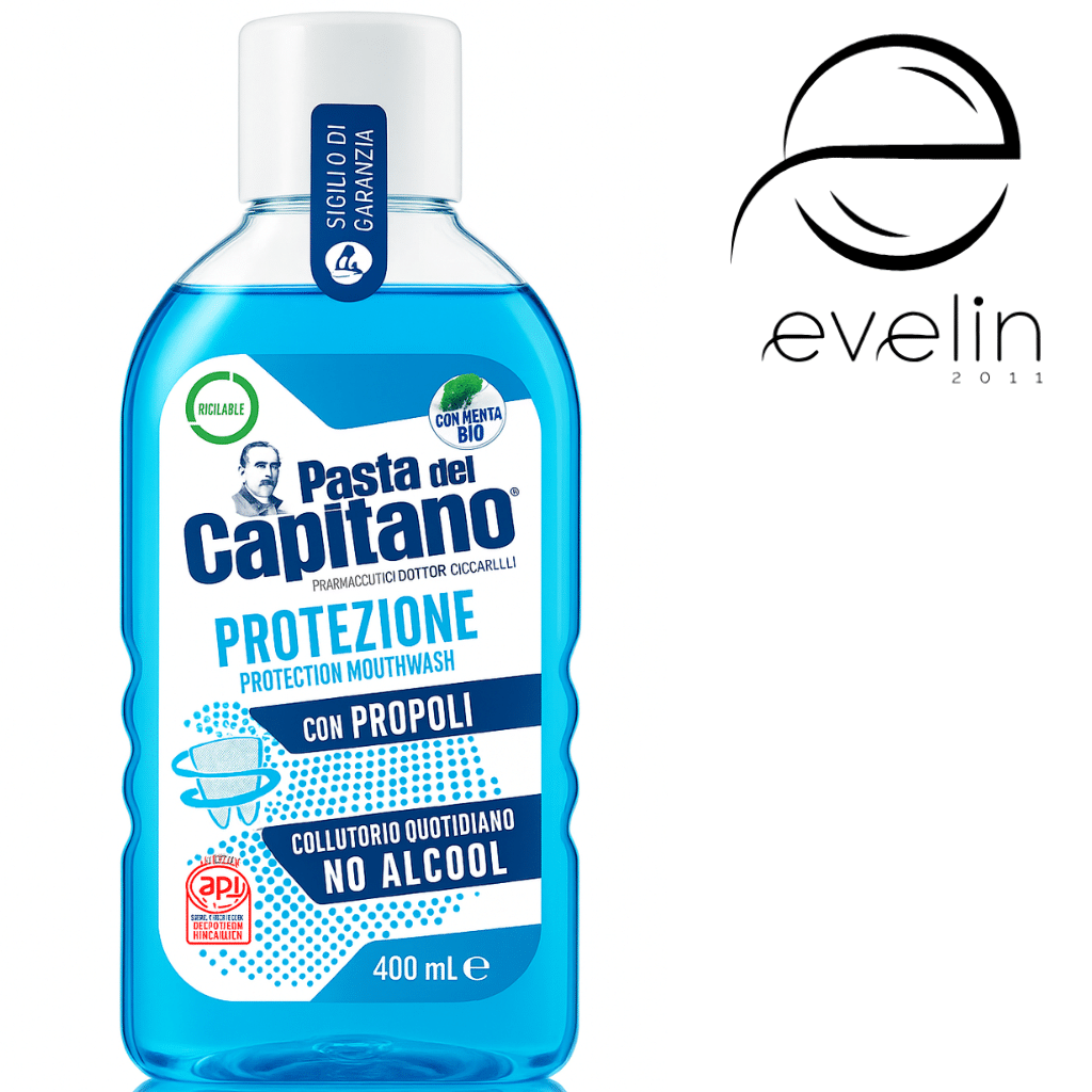 Capitano mouthwash 400ml. -blu protection