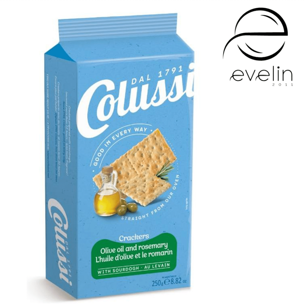 Crackers with olive oil and rosemary 250 g. RACKERS ULEI MAS