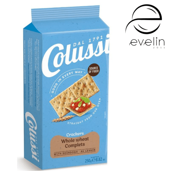 Whole Grain Crackers 250 g. CRACKERS INTEGRALI