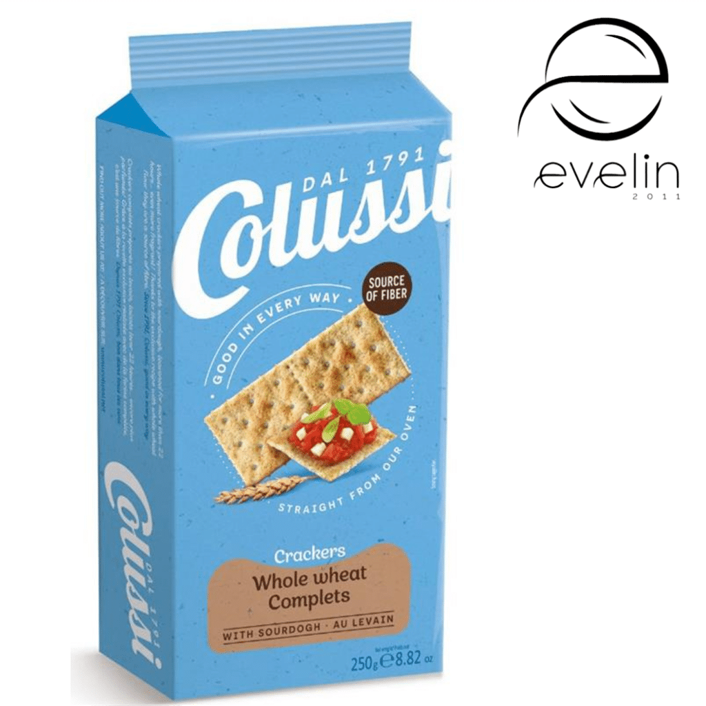 Whole Grain Crackers 250 g. CRACKERS INTEGRALI