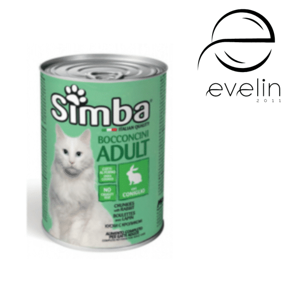 Котешка храна Симба 0.415 кг. - ЗАЕК/ 24/coniglio/
