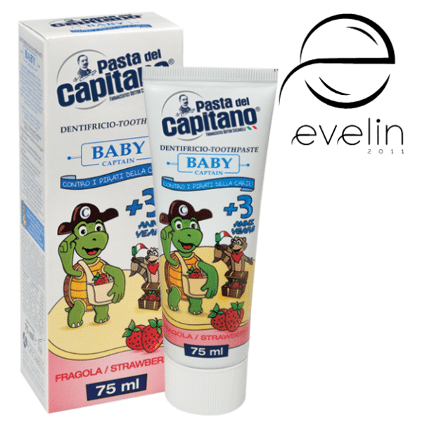 Паста за зъби Capitano 75 мл. Baby Strawberry