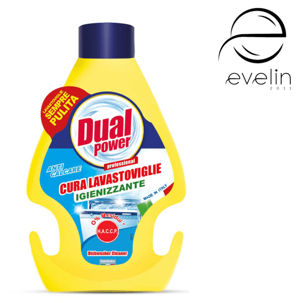 Препарат Дуал за почистване на съдомиялна машина/жълт/ 250 мл.