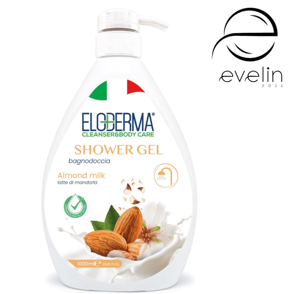 Душ Гел ЕЛОДЕРМА 1 л. -Almond
