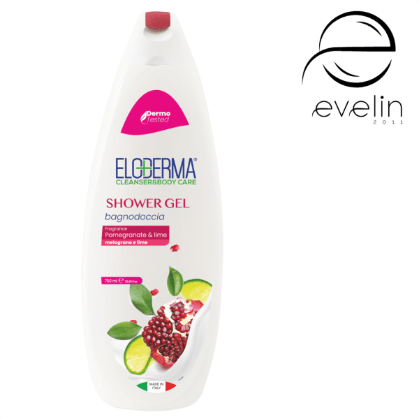 Душ Гел ЕЛОДЕРМА 750 мл. -Pomegranate e lime