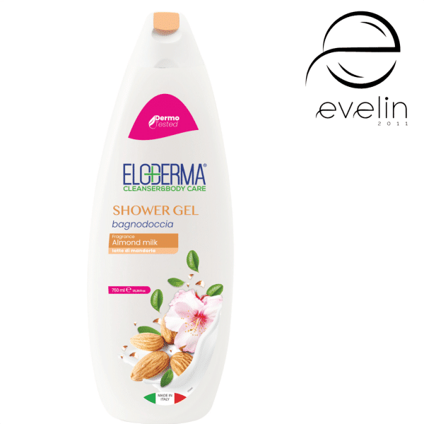Душ Гел ЕЛОДЕРМА 750 мл. -Almond