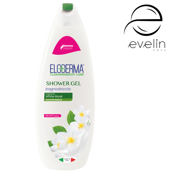 Душ Гел ЕЛОДЕРМА 750 мл. -White Musk