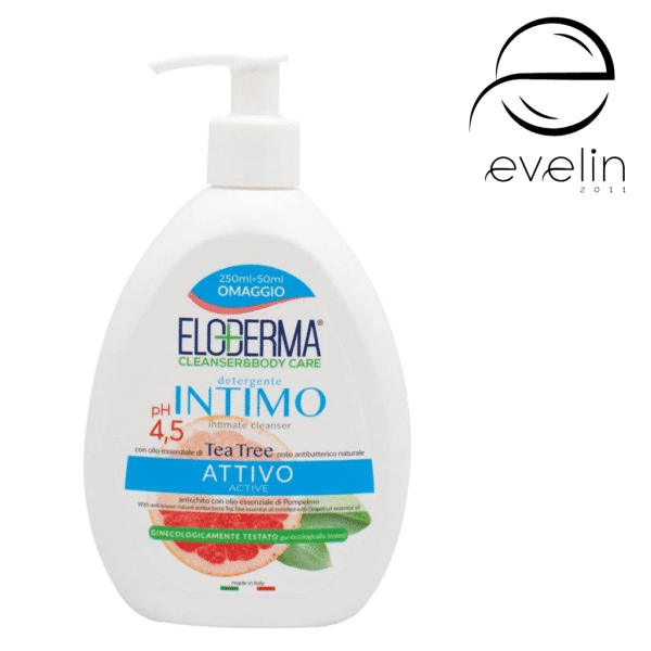 Интимен Душ гел ЕЛОДЕРМА 300 мл. - ACTIVE