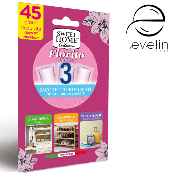 Ароматизатор СУИТ ХОУМ Освежител за гардероб 3 бр. - FIORITO