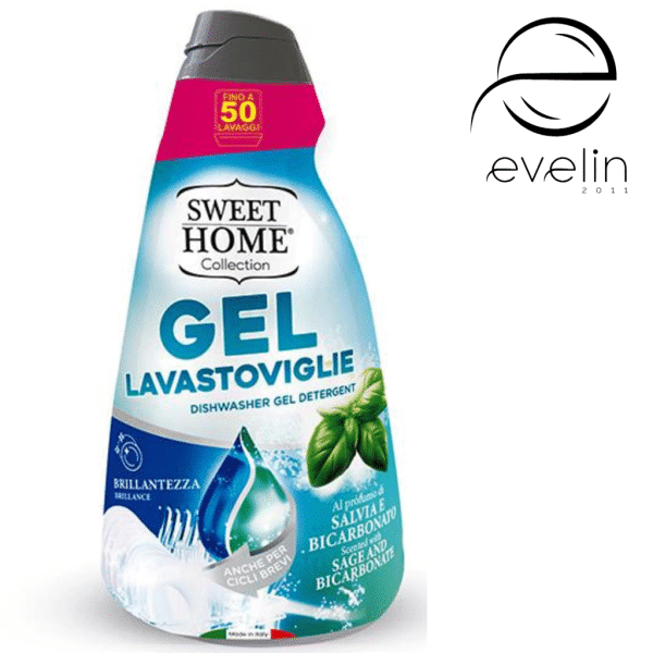 Гел за съдомиялна Суит Хоум 1л. 50 Дози Bicarbonat