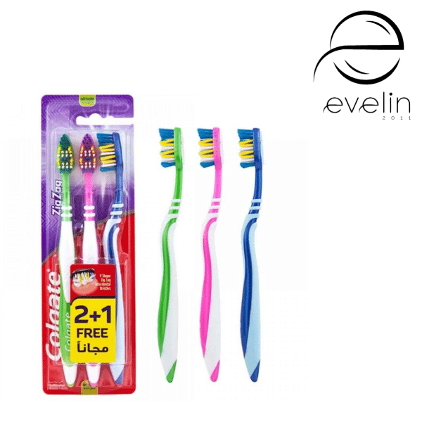 Четка за зъби КОЛГЕЙТ  3 бр.Zig Zag Medium