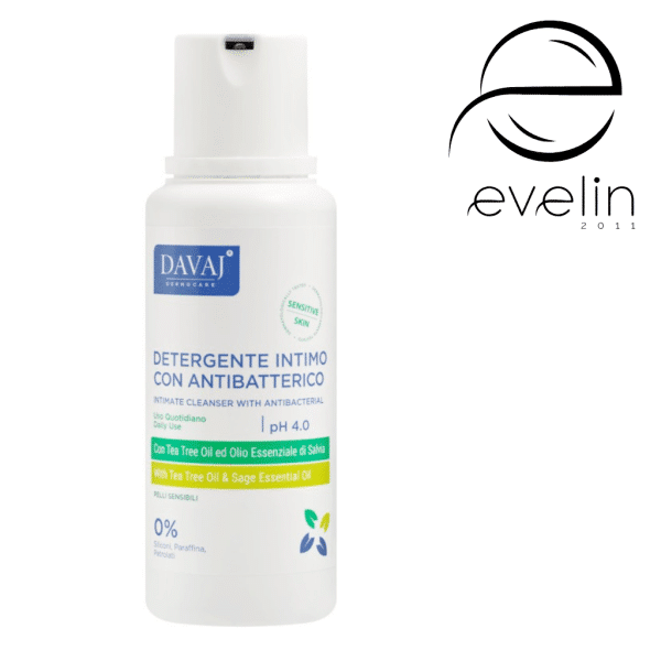 Интимен измиващ гел с масло от чаено дърво и етерично масло от градински чай- 250 мл-Davaj