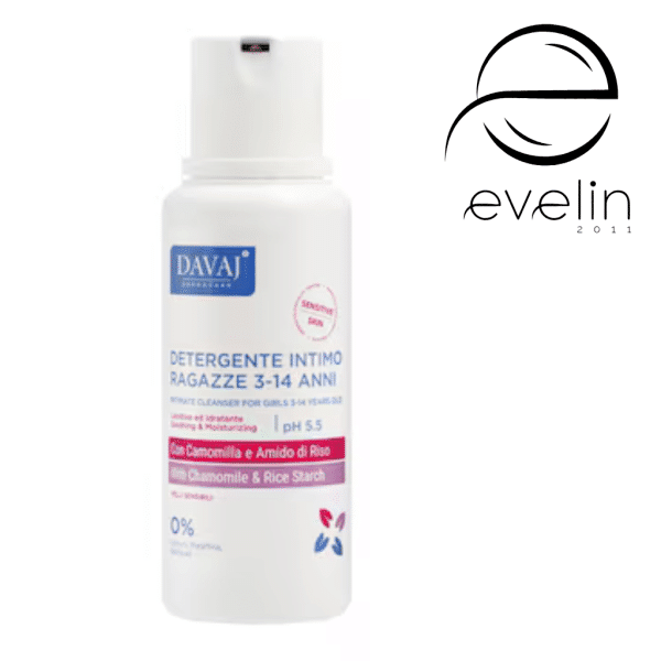 Интимен течен сапун за момичета 3-14 години с лайка - 250 мл Davaj