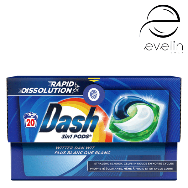 Капсули Даш 20 бр. -3in1 White