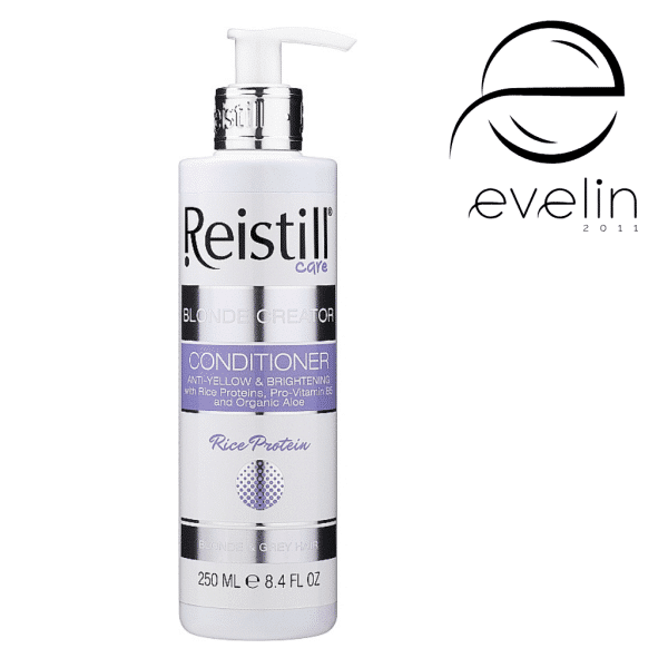 Балсам за Неутрализиране на жълтите оттенъци Reistill Blonde Creator, С оризови протеини, Провитамин B5 и алое-250 мл