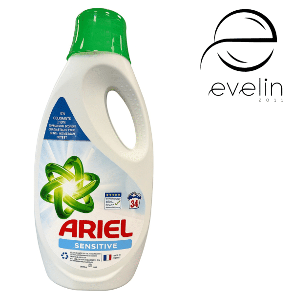 Течен гел Ариел 1.53л./34 пр. - Sensitive