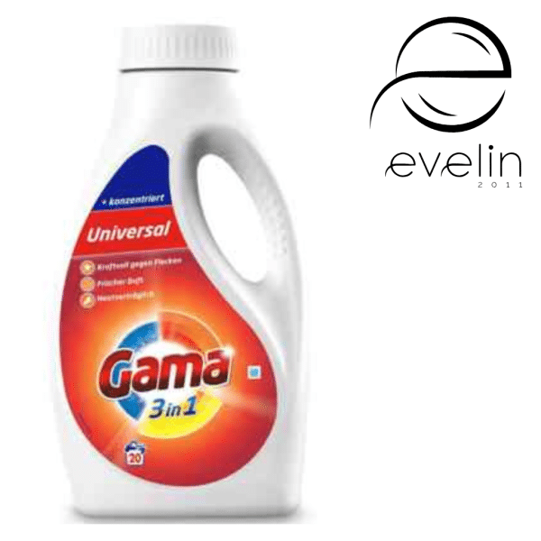Течен гел Гама 1 л./20 пранета Universal