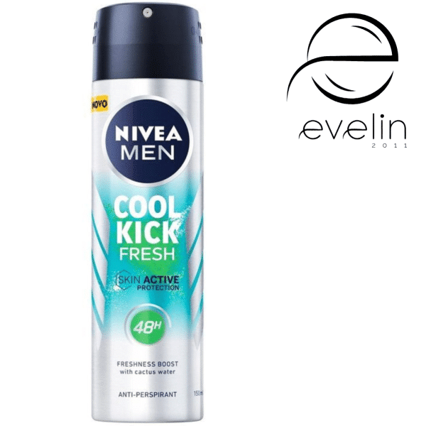 Дезодорант Нивеа 150 мл. Men Spray 150ml Cool Kick Fresh