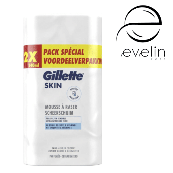 Пяна за бръснене Жилет 2 * 240 мл-Ultra Sensitive