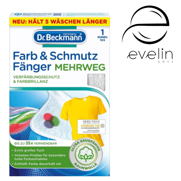 ДР.БЕКМАН цветоулавяща кърпа за 35 пр. Farb&schmutz