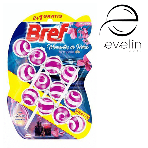 Тоалетно блокче Бреф activo rel armon 2+1 *9 бр