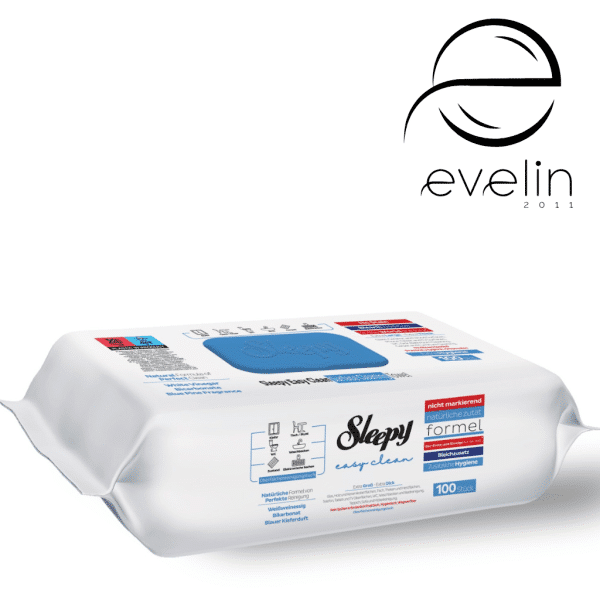 Мокри кърпи  Sleepy 100 бр. - Еxstra Hygiene/син/