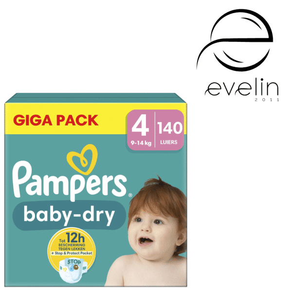 Памперс Baby Dry Diapers  140 бр. 9-14 кг.-4