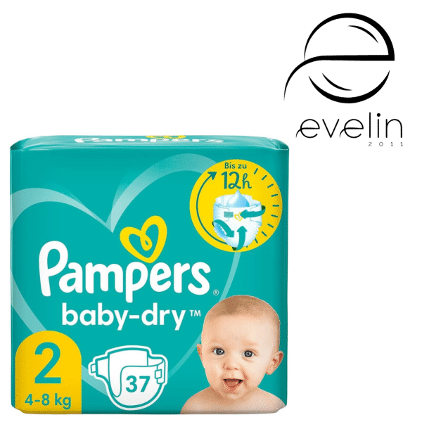 Памперс Baby Dry Diapers 37 бр размер 2 4-8 кг.