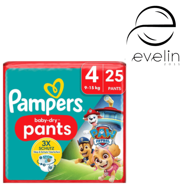 Памперс Baby Dry Pants 25 бр размер 4 9-15кг Paw Patrol