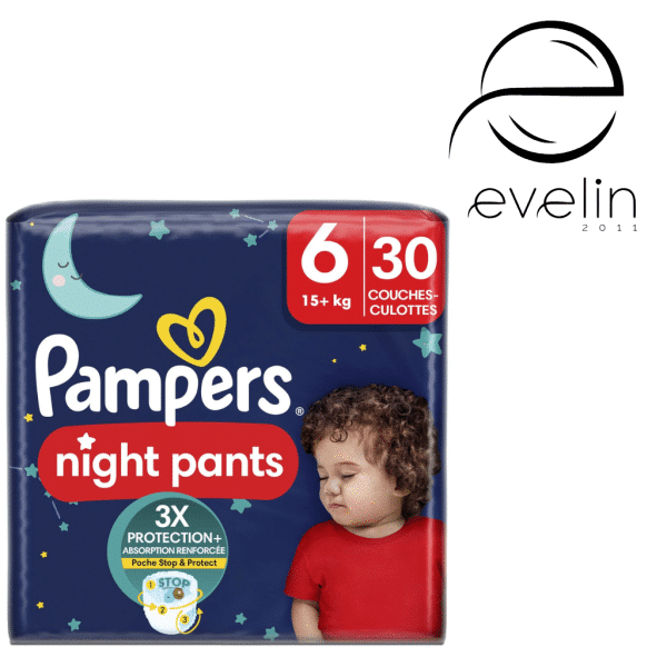 Памперс Baby Dry Pants 30 бр. размер 6 15+кг Night