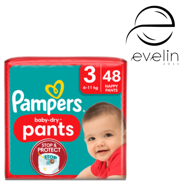 Памперс Baby Dry Pants 48 бр.размер 3 6кг-11кг