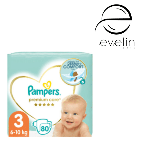 Памперс Premium Care Diapers 80 бр. размер 3 6-10 кг.