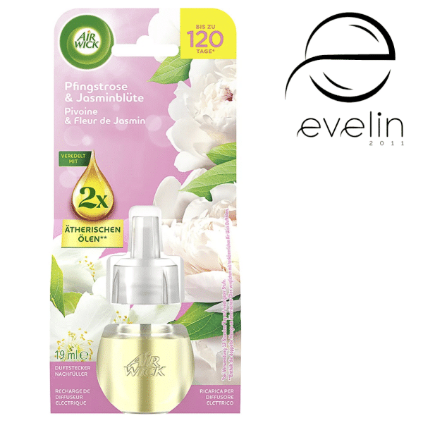 Ароматизатор Еър Уик  Освежител резерва за контакт 19 мл. -Peony Jasmine Blossom