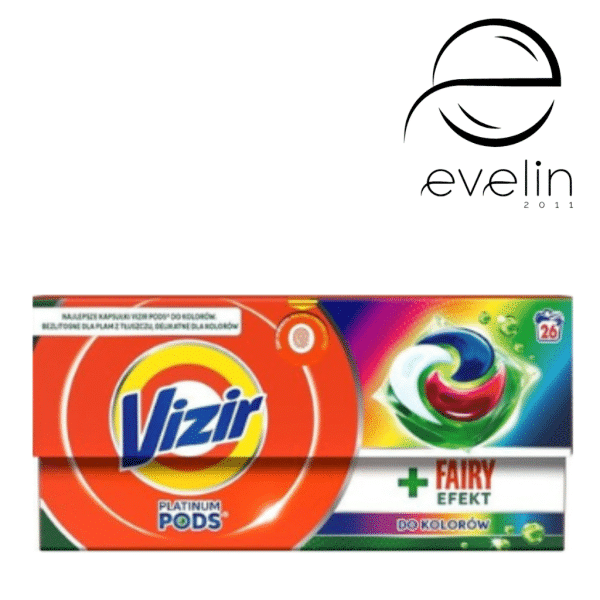 Капсули за пране Vizir 26 бр.Fairy Effect Platinum