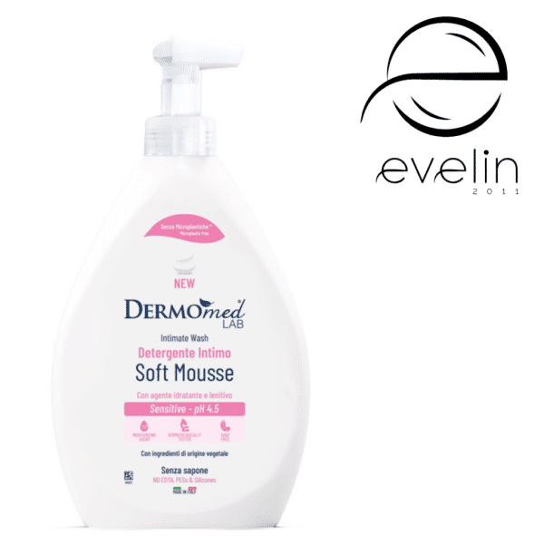 Интимен Душ гел Дермомед Пяна 600 мл. - Розов