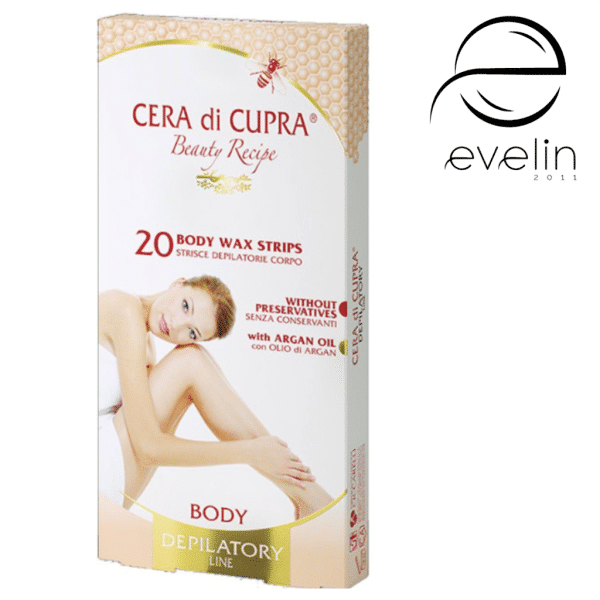 Епилация на тяло 20 бр Cera Di Cupra Wax Strips Body