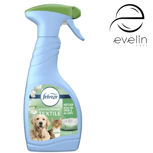 Ароматизатор Фебрезе  Освежител за тъкани и елиминатор на миризма от домашни любимци спрей 500 мл.