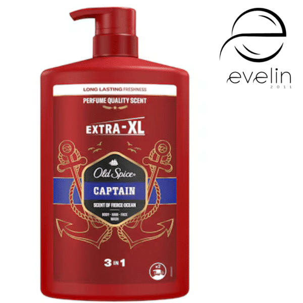 Шампоан Душ гел Олд спайс  3в1 1 л. помпа  Captain