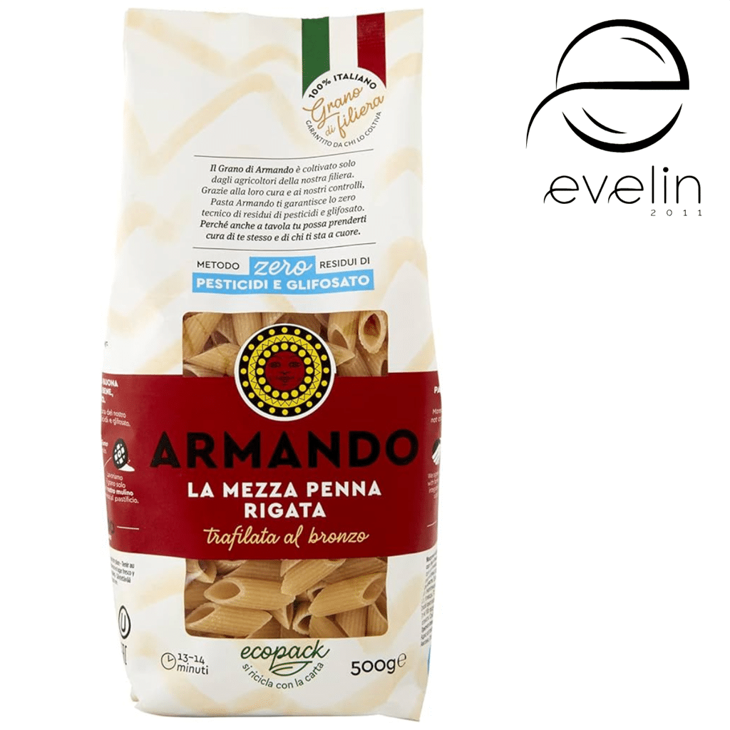 Pasta Armando Bronzo LA MEZZA PENNA RIGATA 500 g.