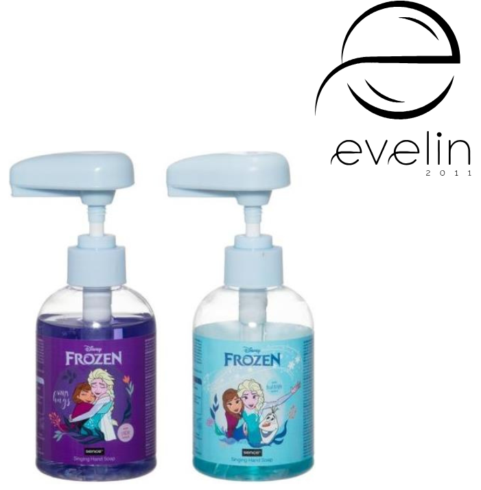 Liquid soap Disney singing foam 250 ml. Singing FROZEN MIX BOX
