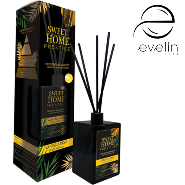 Air freshener sticks SWEET HOME 500ml. - Vaniglia Nera