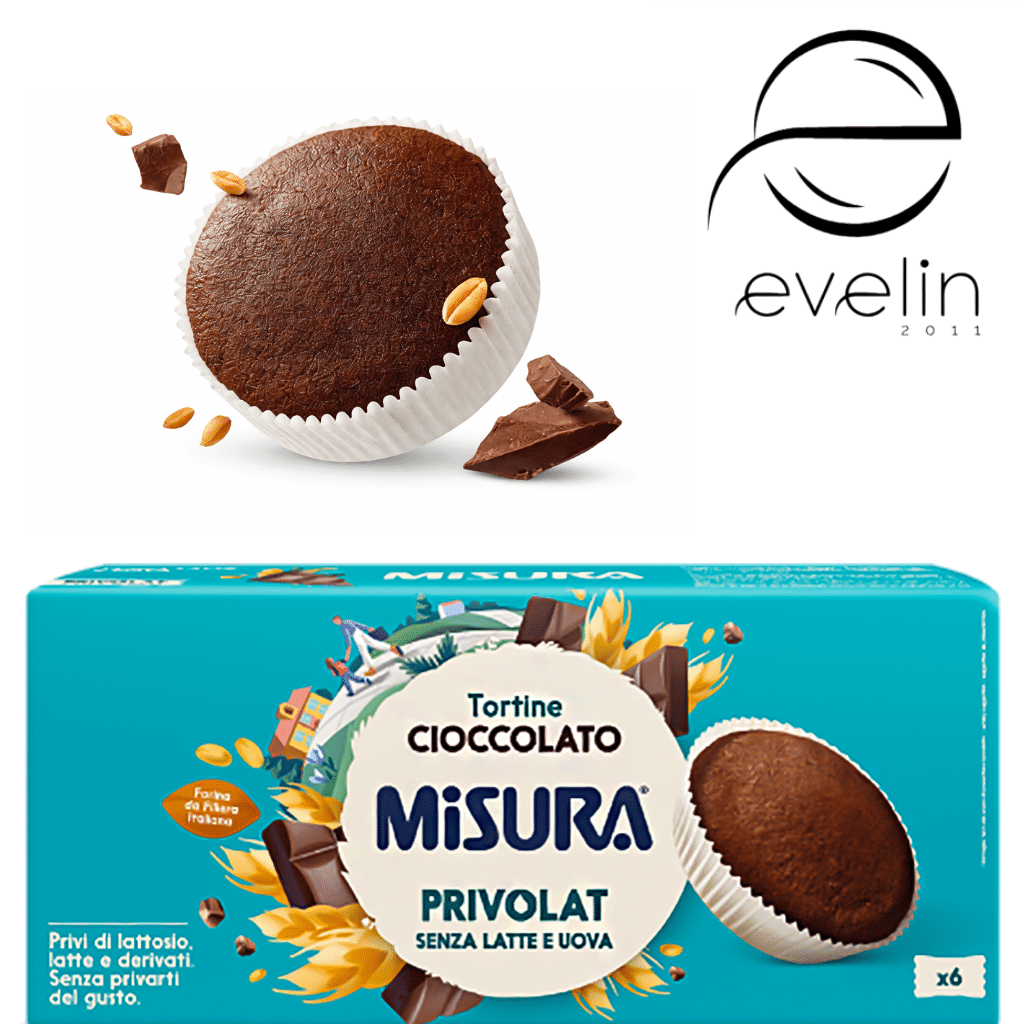 Cocoa cupcake - without eggs, lactose, milk and dairy products 240 g.