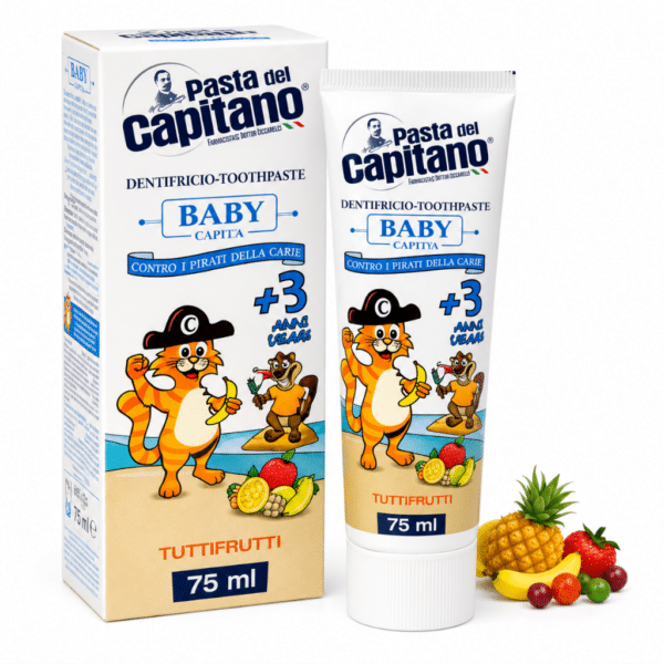 Паста за зъби Capitano 75 мл. Baby Tutti-frutti