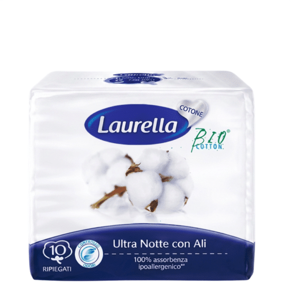 Дамски превръзки Laurella COTTON ULTRA Night with Wings 10 бр