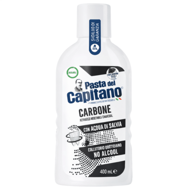 Вода за уста Capitano  400мл. -Charcoal